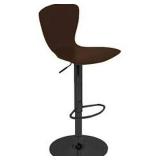 SPADE ADJUSTABLE HEIGHT BAR STOOL BROWN/BLACK