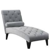 COASTER GREY ACCENT SEATING SOFT VELOUR