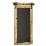 MY EVERGREEN WOOD AND METAL CHALKBOARD