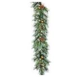 9X12 SNOW TIP PINE/BERRY GARL 210T