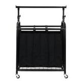 OCEANSTAR 3 BAG ROLLING LAUNDRY SORTER BRONZE