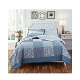 KD SPAIN 3-PIECE REVERSIBLE QUILT SET *TWIN*