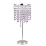ACME 2-PIECE TABLE LAMP SET *ACTUAL COLOR; PURPLE