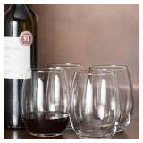 LAGARTO 12-PIECE STEMLESS RED WINE GLASS SET LAGARTO 12-PIECE STEMLESS RED WINE GLASS SET
