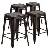 FLASH FURNITURE METAL BAR STOOLS *4 IN TOTAL* FLASH FURNITURE METAL BAR STOOLS *4 IN TOTAL*