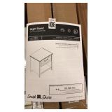 SOUTHSHORE NIGHT STAND(NOT ASSEMBLED) SOUTHSHORE NIGHT STAND(NOT ASSEMBLED)