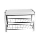 DANYA B WHITE LEATHERETTE STORAGE ENTRYWAY BENCH DANYA B WHITE LEATHERETTE STORAGE ENTRYWAY BENCH