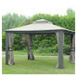 REPLACEMENT CURTAIN FOR 10' W X12' D WICKER GAZEBO REPLACEMENT CURTAIN FOR 10' W X12' D WICKER GAZEBO