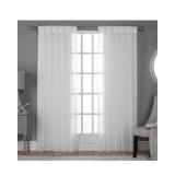 HIDDEN TAB CUTRAIN PANELS 30X95INCH WHITE HIDDEN TAB CUTRAIN PANELS 30X95INCH WHITE