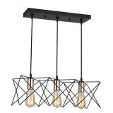3-LIGHT GEOMETRIC CHANDELIER PENDANT (NOT 3-LIGHT GEOMETRIC CHANDELIER PENDANT (NOT