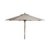 SAFAVIEH CANNES 9FT. WOODEN PATIO UMBRELLA SAFAVIEH CANNES 9FT. WOODEN PATIO UMBRELLA
