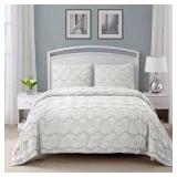 WONDER HOME 3-PIECE QUILT SET *QUEEN* WONDER HOME 3-PIECE QUILT SET *QUEEN*