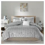INTELLIGENT DESIGN 5-PIECE COMFORTER SET FULL/ INTELLIGENT DESIGN 5-PIECE COMFORTER SET FULL/