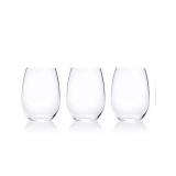 MIKASA 3-PIECE STEMLESS WINE GLASS MIKASA 3-PIECE STEMLESS WINE GLASS