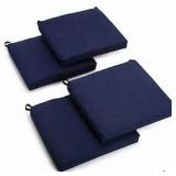 BLZING NEEDLES 4-PIECE PATIO CHAIR CUSHION SET BLZING NEEDLES 4-PIECE PATIO CHAIR CUSHION SET