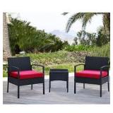 DG CASA SAN JUAN STEEL RATTAN 2 CHAIR AND TABLE DG CASA SAN JUAN STEEL RATTAN 2 CHAIR AND TABLE