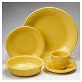 FIESTA 5 PC PLACE SETTING SUNFLOWER YELLOW FIESTA 5 PC PLACE SETTING SUNFLOWER YELLOW