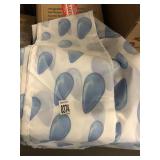 AMBERSONE RAIN PATTERN SHOWER CURTAIN AMBERSONE RAIN PATTERN SHOWER CURTAIN