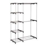 HONEY CAN DO DOUBLE ROD FREESTANDING CLOSET HONEY CAN DO DOUBLE ROD FREESTANDING CLOSET