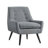 ACCENT CHAIR GRAY FLANNEL ACCENT CHAIR GRAY FLANNEL