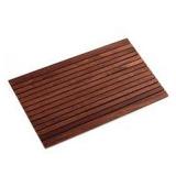 TEAK SLANTED SHOWER FLOOR MAT TEAK SLANTED SHOWER FLOOR MAT