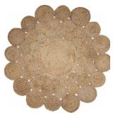 LR RESOURCES JUTE AREA RUG *6' ROUND* LR RESOURCES JUTE AREA RUG *6' ROUND*