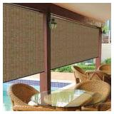 COOLAROO OUTDOOR ROLLER SHADE MOCHA 72 X 72' COOLAROO OUTDOOR ROLLER SHADE MOCHA 72 X 72'