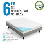 6' GEL MEMORY FOAM MATTRESS 6' GEL MEMORY FOAM MATTRESS