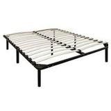 WOOD SLAT AND METAL BED FRAME QUEEN(NOT ASSEMBLED) WOOD SLAT AND METAL BED FRAME QUEEN(NOT ASSEMBLED)