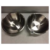 2X STAINLESS BOWL 2X STAINLESS BOWL