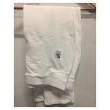 WHITE WAFFLE KNIT LARGE KNEE JOGGERS WHITE WAFFLE KNIT LARGE KNEE JOGGERS