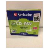 VERBATIM 12 X CD-RW