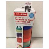 SKIP HOP FORMULA TO FOOD CONTAINER SET