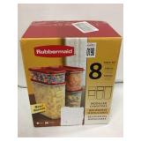 RUBBERMAID SET OF 8 MODULAR CANISTER