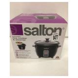 SALTON RICE COOKER & STEAMER