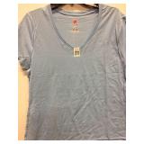 HANES WMNS VNECK TEE LARGE