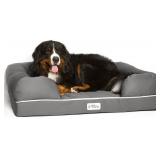 PETFUSION 4' MEMORY FOAM DOG LOUNGE & BED