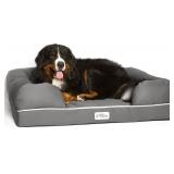 PETFUSION 4" MEMORY FOAM DOG LOUNGE & BED