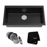 KRAUS UNDERMOUNT SINGLE BOWL GRANITE KITCHEN SINK