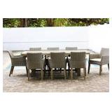 9 PC PATIO FURNITURE SET-1