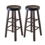 WINSOME WOOD 940 MARTA ROUND SEAT (SET OF 2)