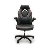 RACING STYLE FAUX GAMING CHAIR GRAY (NOT