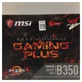 MSI B350 MOTHERBOARD GAMING PLUS (IN SHOWCASE)