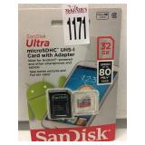 SANDISK ULTRA MICRO SDHC 32 GB (IN SHOWCASE)