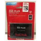 SANDISK SSD PLUS 120 GB (IN SHOWCASE)