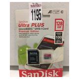 SANDISK ULTRA PLUS MICRO SDXC 128 GB (IN SHOWCASE)