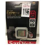 SANDISK EXTREME SDXC 64GB (IN SHOWCASE)