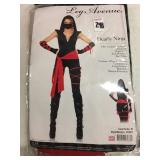 LEG AVENUE DEADLY NINJA COSTUME MEDIUM