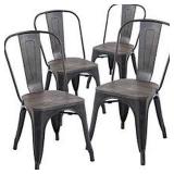 POLY AND BARK TOLIX STYLE BISTRO DINING SIDE CHAIR