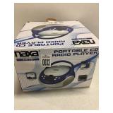 NAXA PORTABLE CD RADIO PLAYER